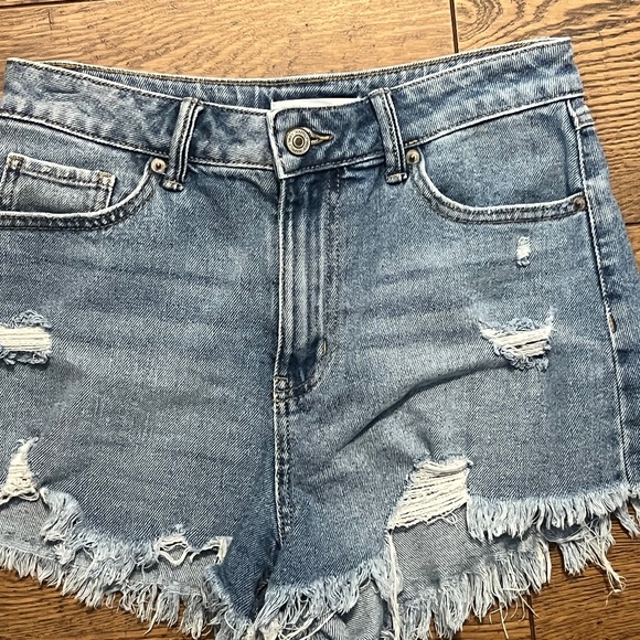 Happily Grey Jean Shorts - Picture 1 of 3